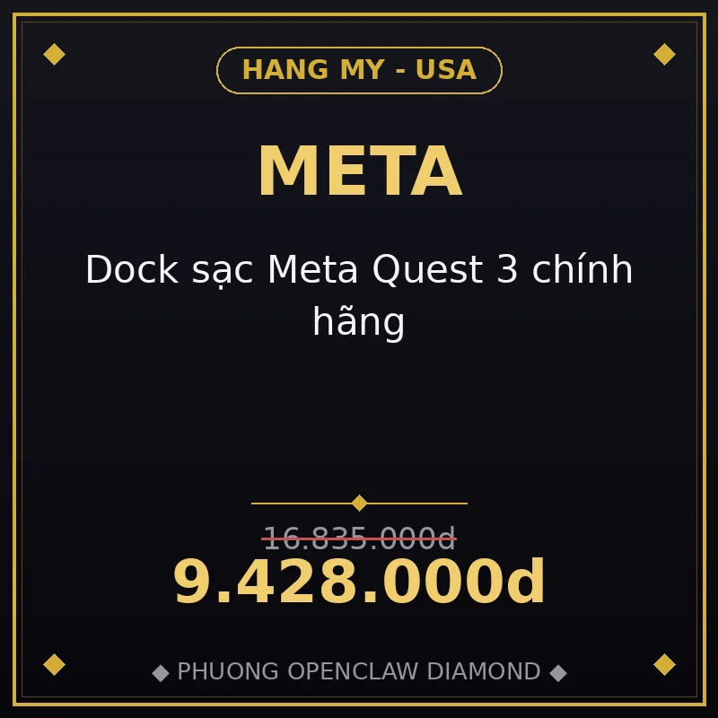 Dock sạc Meta Quest 3 chính hãng