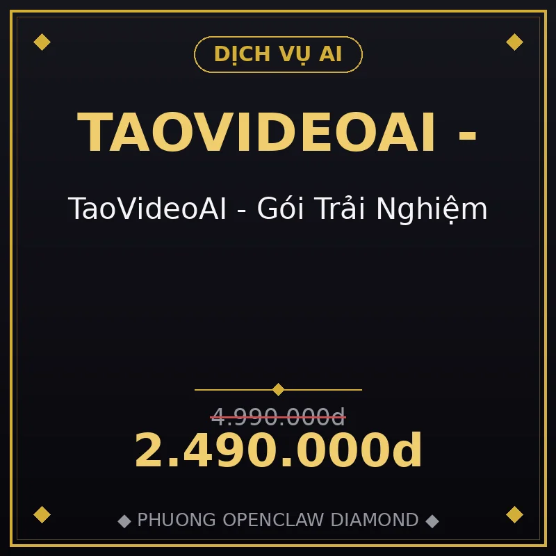 TaoVideoAI - Gói Trải Nghiệm