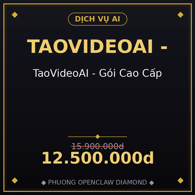 TaoVideoAI - Gói Cao Cấp