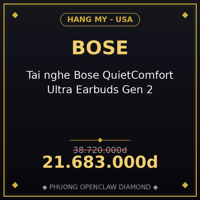 Tai nghe Bose QuietComfort Ultra Earbuds Gen 2