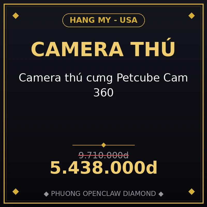 Camera thú cưng Petcube Cam 360