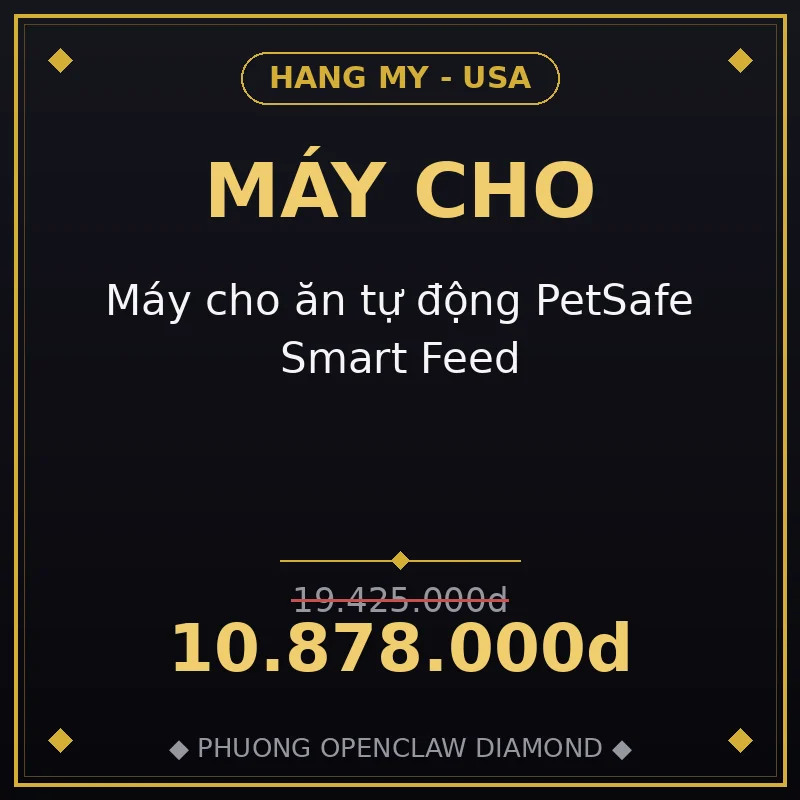 Máy cho ăn tự động PetSafe Smart Feed