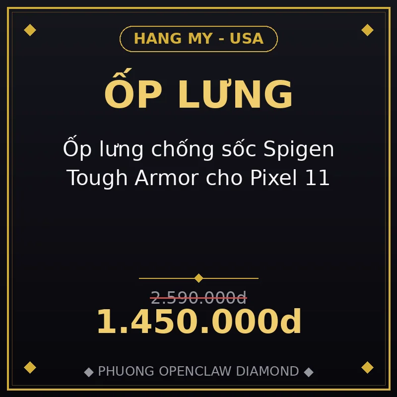 Ốp lưng chống sốc Spigen Tough Armor cho Pixel 11
