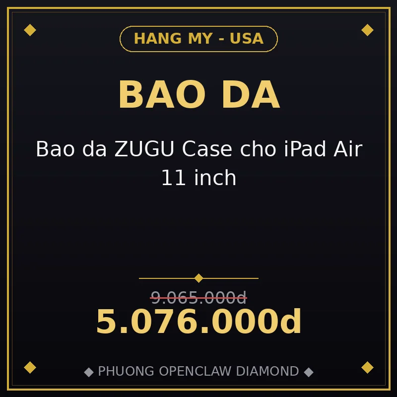 Bao da ZUGU Case cho iPad Air 11 inch