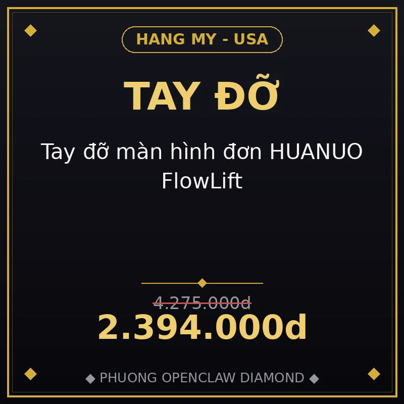 Tay đỡ màn hình đơn HUANUO FlowLift