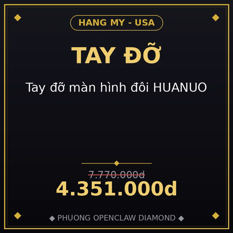 Tay đỡ màn hình đôi HUANUO