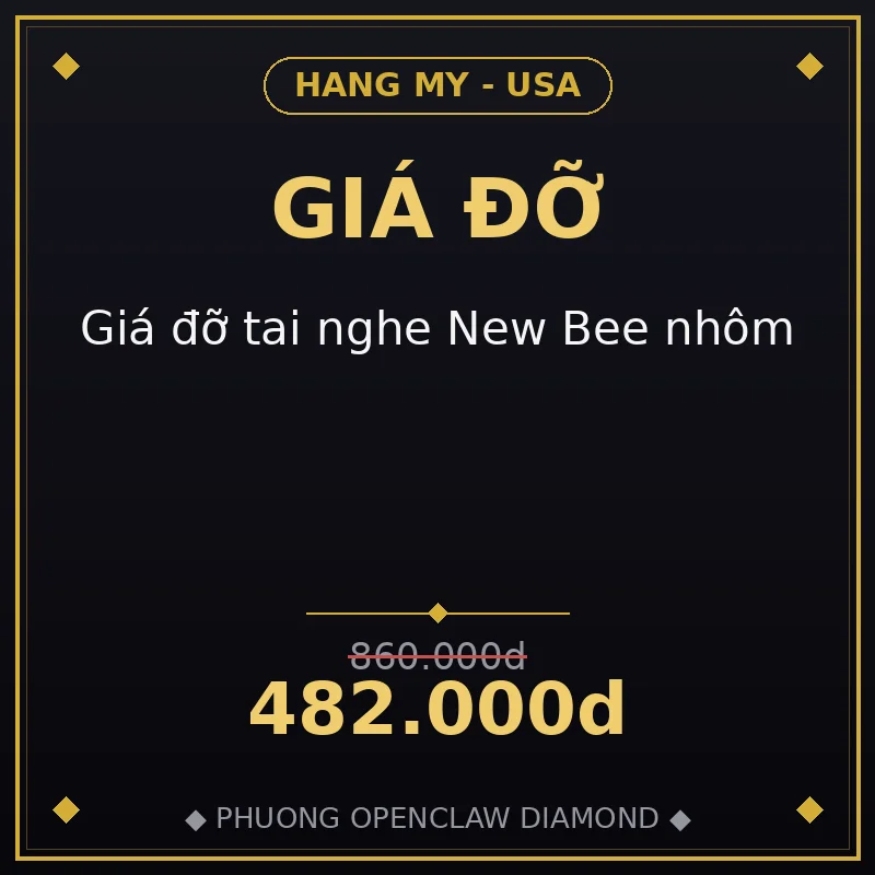 Giá đỡ tai nghe New Bee nhôm