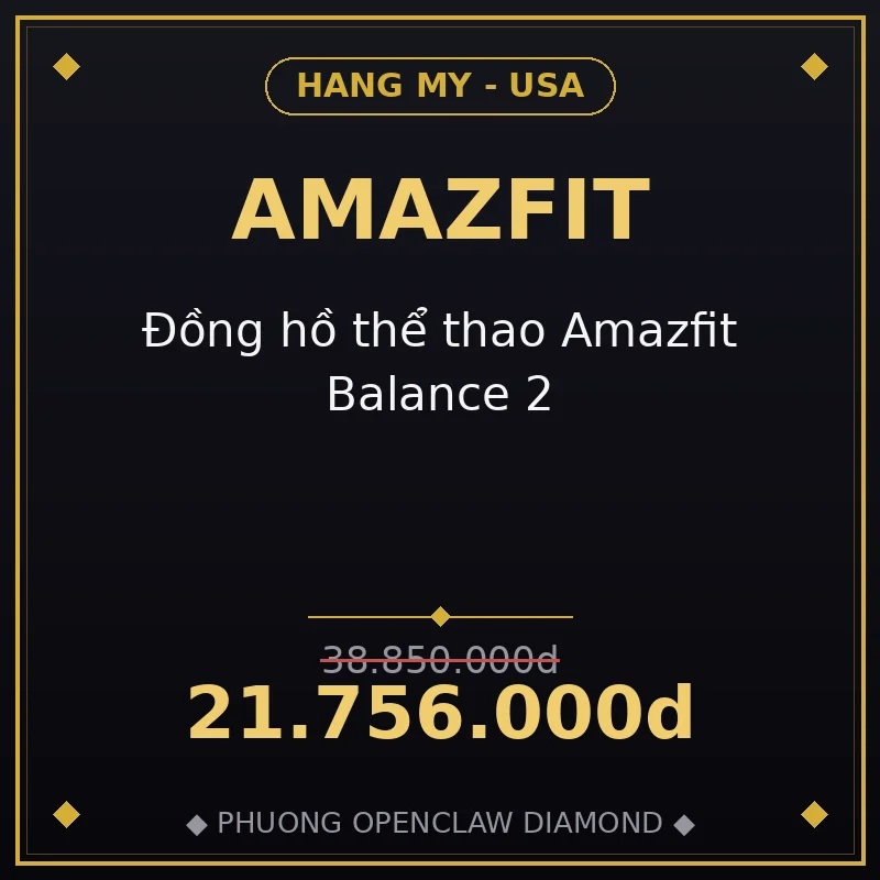 Đồng hồ thể thao Amazfit Balance 2