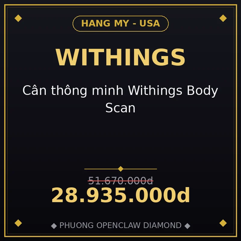 Cân thông minh Withings Body Scan