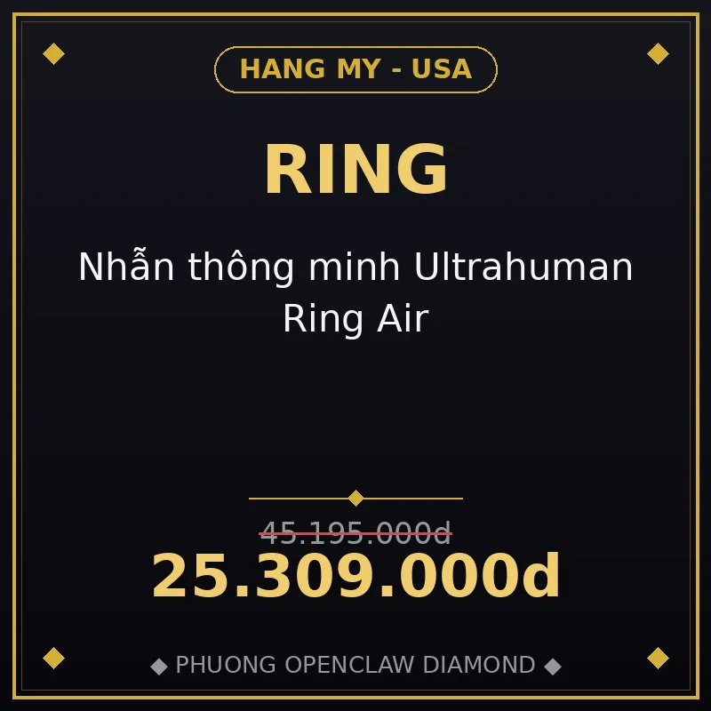 Nhẫn thông minh Ultrahuman Ring Air