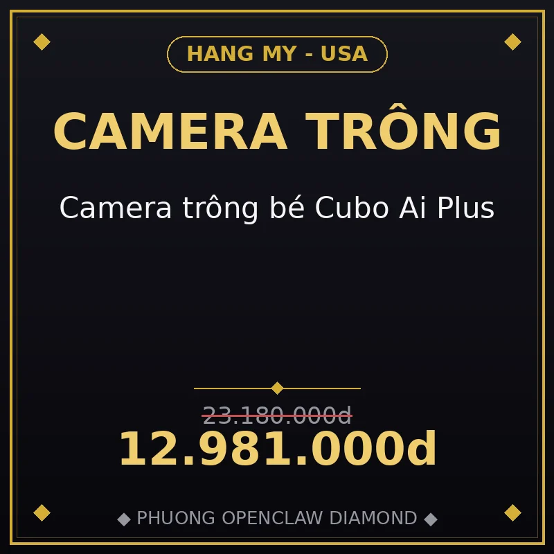 Camera trông bé Cubo Ai Plus