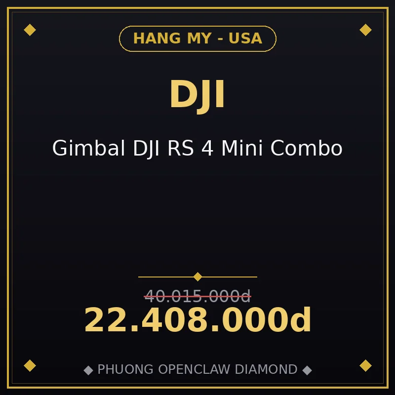 Gimbal DJI RS 4 Mini Combo