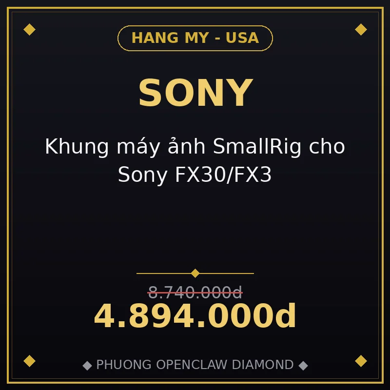 Khung máy ảnh SmallRig cho Sony FX30/FX3
