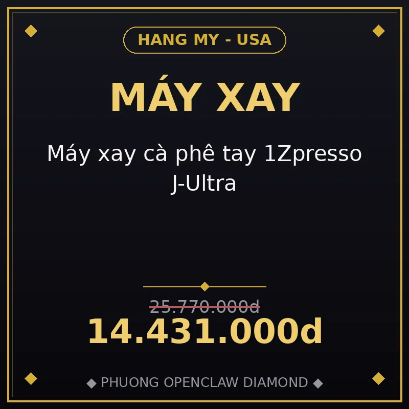 Máy xay cà phê tay 1Zpresso J-Ultra