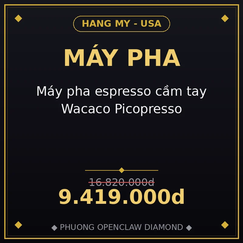 Máy pha espresso cầm tay Wacaco Picopresso