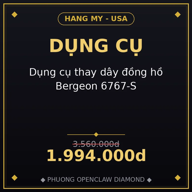 Dụng cụ thay dây đồng hồ Bergeon 6767-S