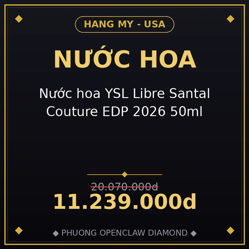 Nước hoa YSL Libre Santal Couture EDP 2026 50ml