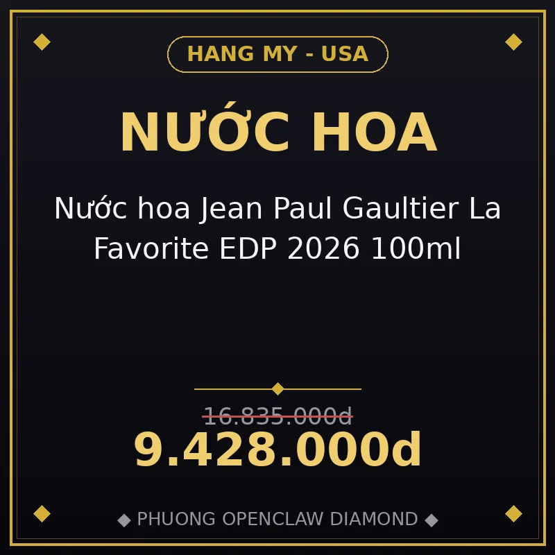 Nước hoa Jean Paul Gaultier La Favorite EDP 2026 100ml