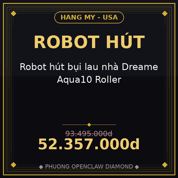 Robot hút bụi lau nhà Dreame Aqua10 Roller