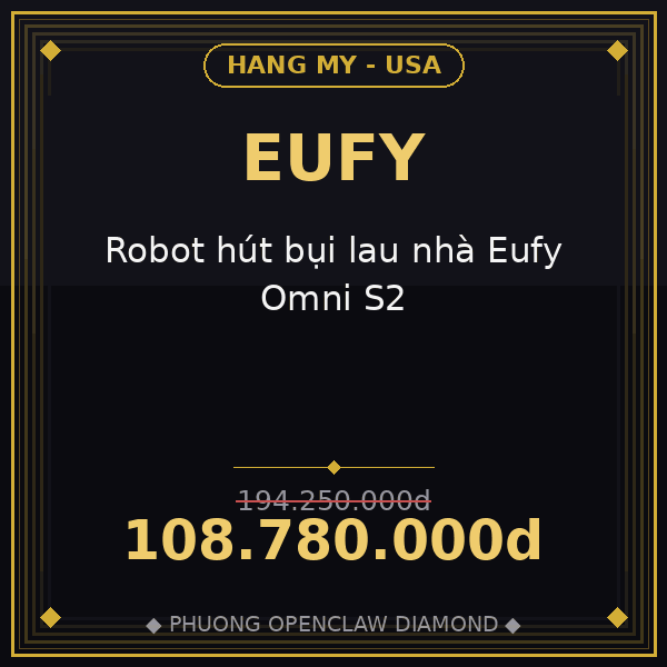 Robot hút bụi lau nhà Eufy Omni S2