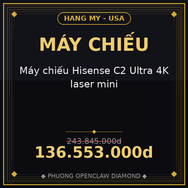 Máy chiếu Hisense C2 Ultra 4K laser mini