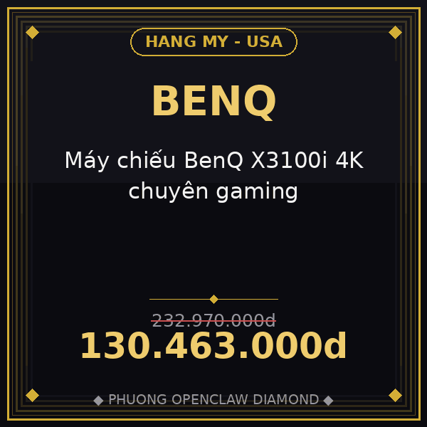 Máy chiếu BenQ X3100i 4K chuyên gaming