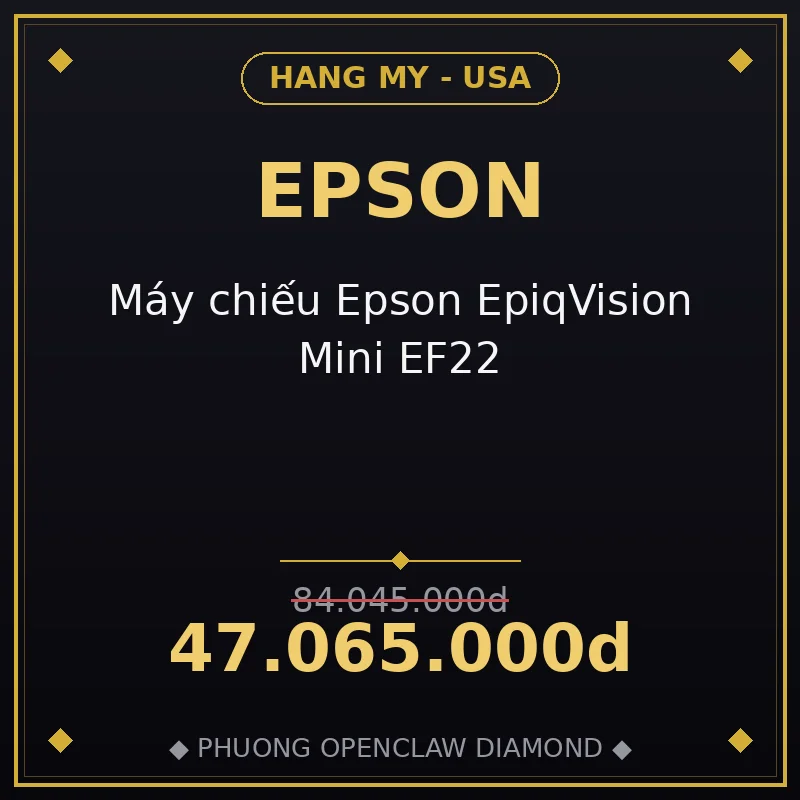 Máy chiếu Epson EpiqVision Mini EF22