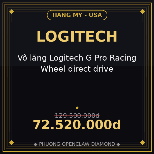 Vô lăng Logitech G Pro Racing Wheel direct drive